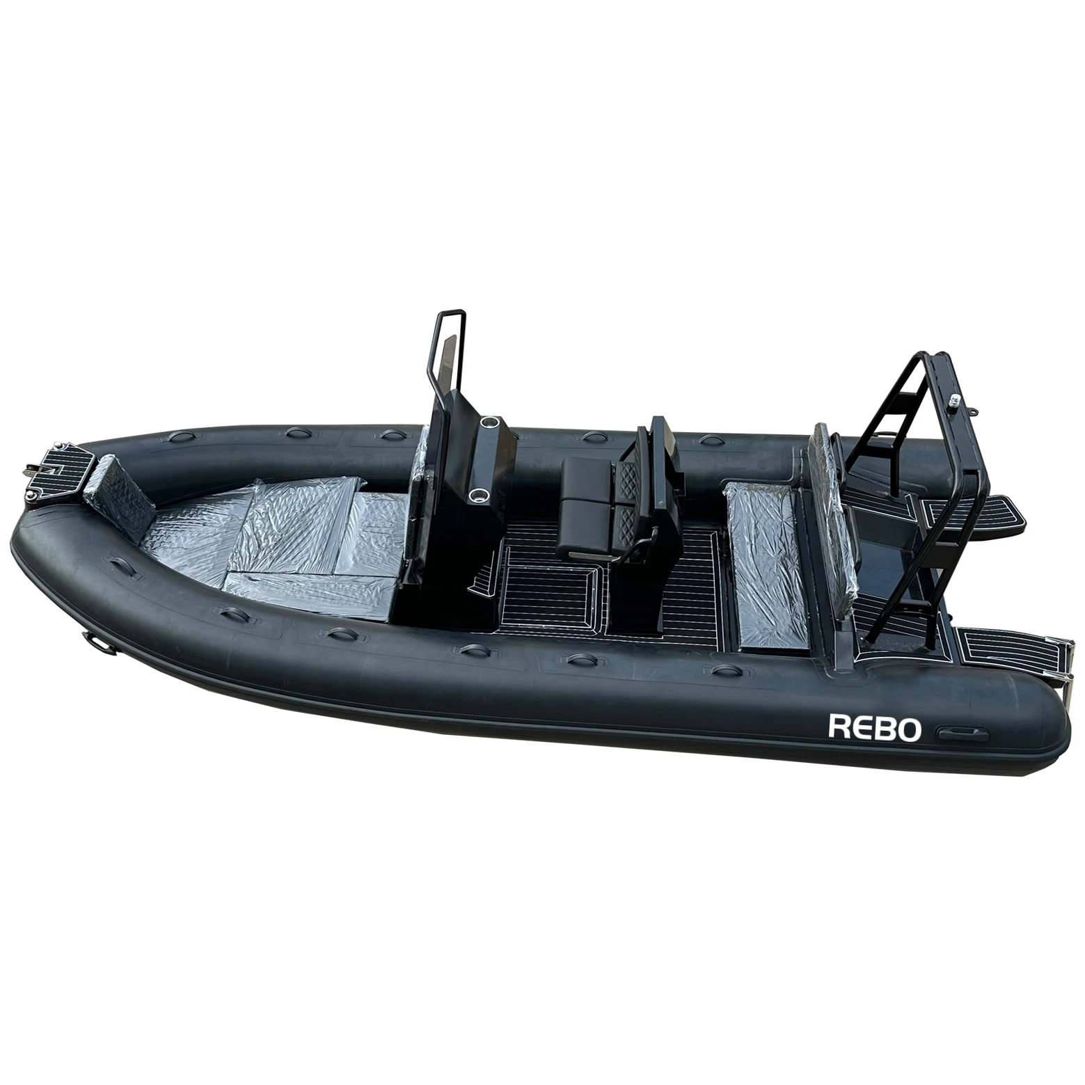 قوارب رياضية جديدة من الألومنيوم 18ft RIB560 Hypalon Orca Deep V Hull من الألومنيوم قابلة للنفخ