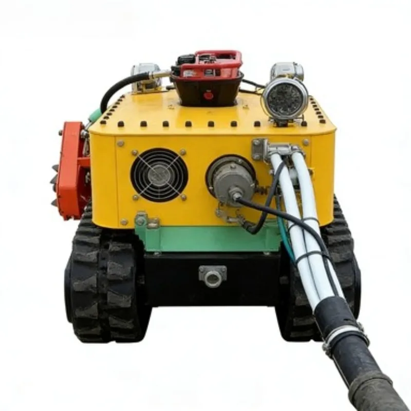 Tracked Sewer Crawler Sludge High Removal Pond Dredge Pipeline Control Integrated Underwater Dredging Cleaning Robot