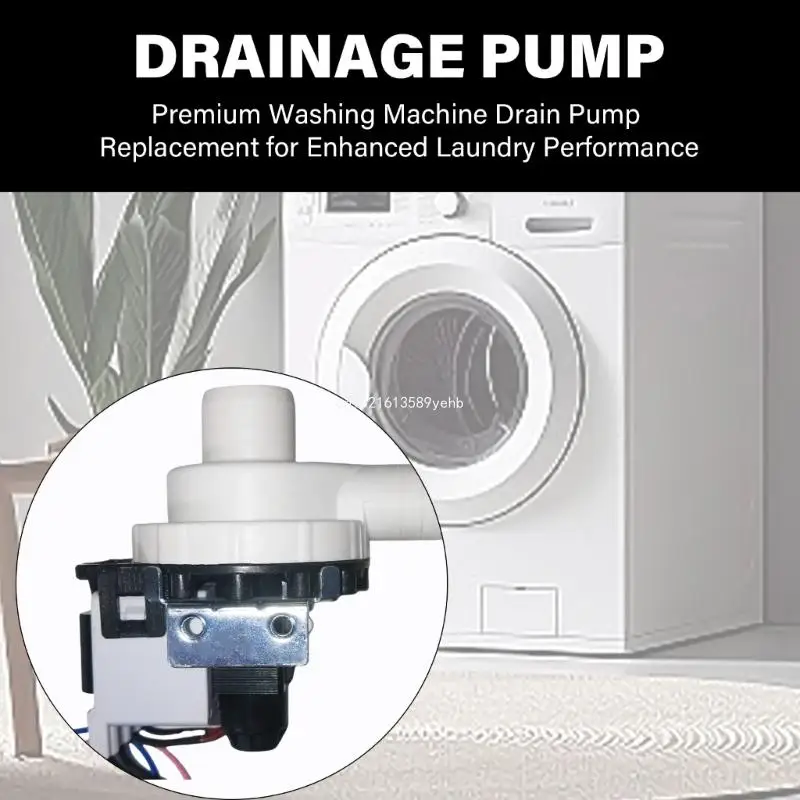 Water Drain Pump Washer Washing Machine Drain Pump Drum Washing Machine Drain Pump Drainage Pump Motor Washing Machine