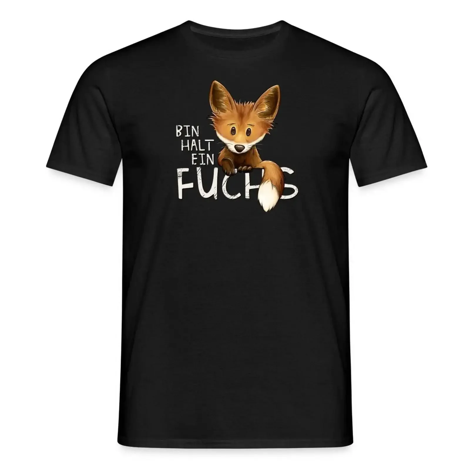 Bin Halt Ein Fuchs Statement Lustiger Spruch Männer Witzig Fun T Shirt Gr S 4XL vintage Washed Top For Everyday Wear