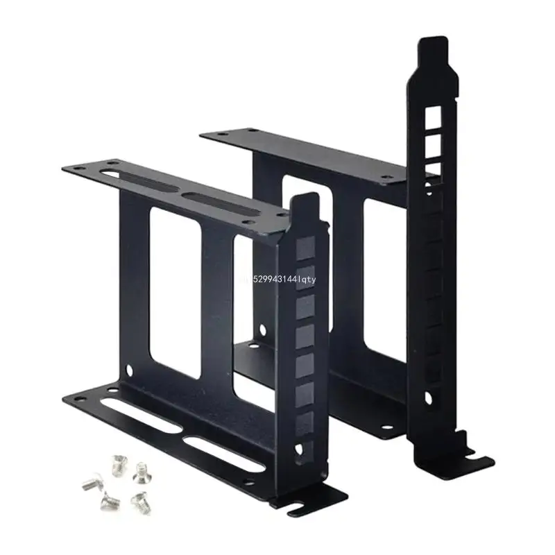 Stable Desktop Computer SSD HDD Mounting Bracket SSD HDD Holder for PCI Slot Expansion Metal Frame for Secure Storage Dropship