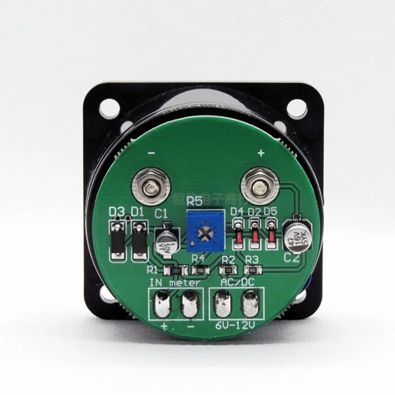 2pcs 45mm VU Meter Stereo Amplifier Board level Indicator Adjustable With Driver