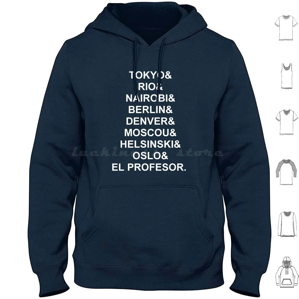 Untitled Hoodies Long Sleeve Berlin Bank Money Netflix Tokyo De Papel El Profesor Thieves Fb Tv Show Serie Series Show