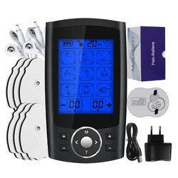 16/28 Modes Electric Ten Relax Muscle Stimulator EMS Acupuncture Body Massage Digital Therapy Slimming Electrostimulator Machine