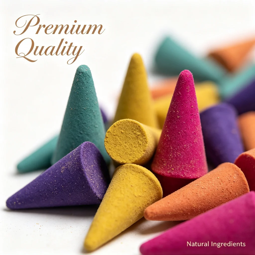 Mixed Tower Incense Cones and Pellets, Long-Lasting Fragrance for Home, Office, yoga, meditation, and Relaxation