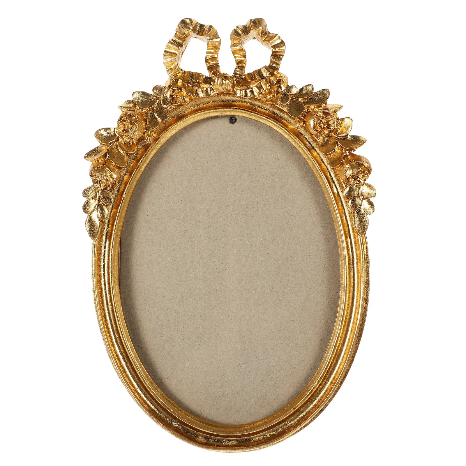 

1pc Vintage Resin Photo Desktop Picture Frame For Home Decor Wall Hanging Retro Tabletop Display Style Small Frame