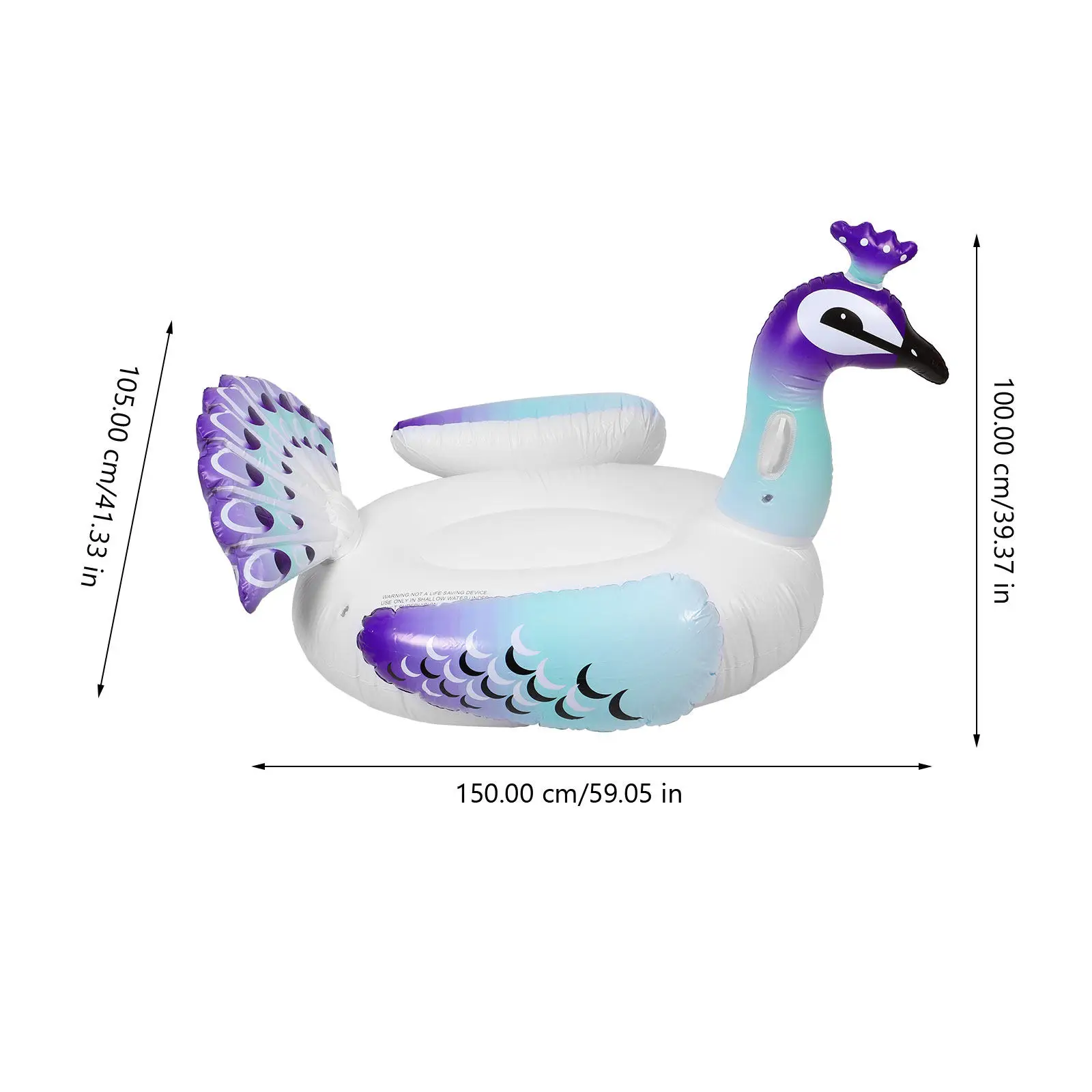 Aufblasbarer Schwimmsitz für Erwachsene, Schwimmende Pool-Liege zum Aufblasen