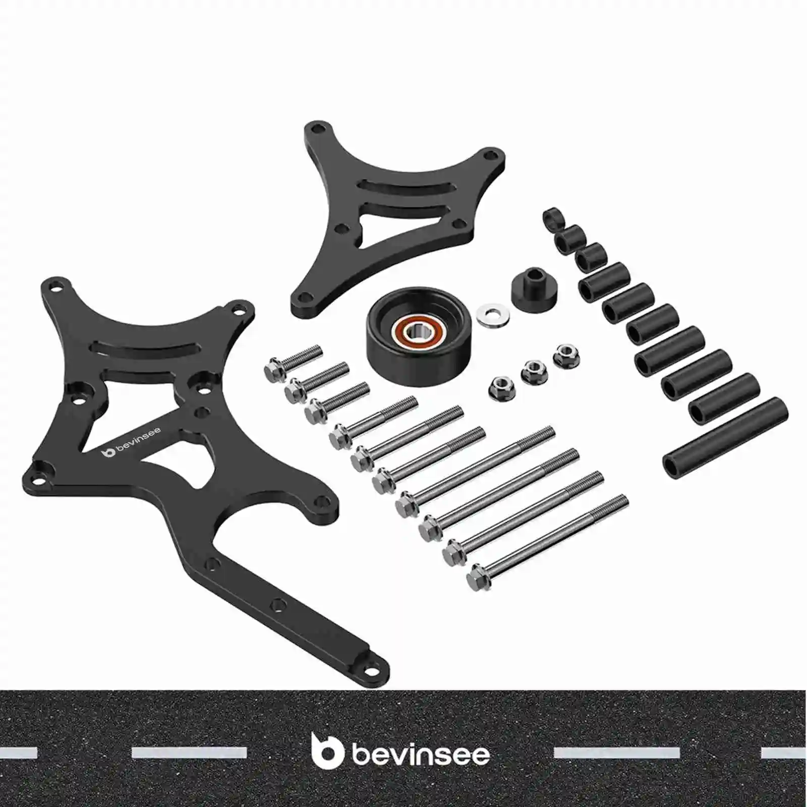 

For LS Truck/SUV Alternator and Power Steering Kit on the Driver's Side for Chevy Silverado Tahoe Suburban for GMC Sierra Yukon