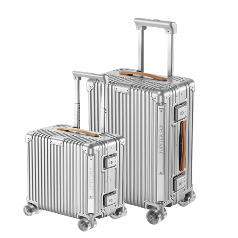 

18/20 inch Carry-on Luggage Aluminum Frame PC 28 inch Large Capacity Suitcase Travel Trolley Case TSA Lock Box