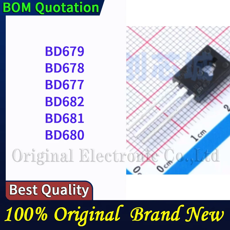 10pcs/lot BD679 BD678 BD677 BD682 BD681 BD680 plastic casing Original  In stock High quality
