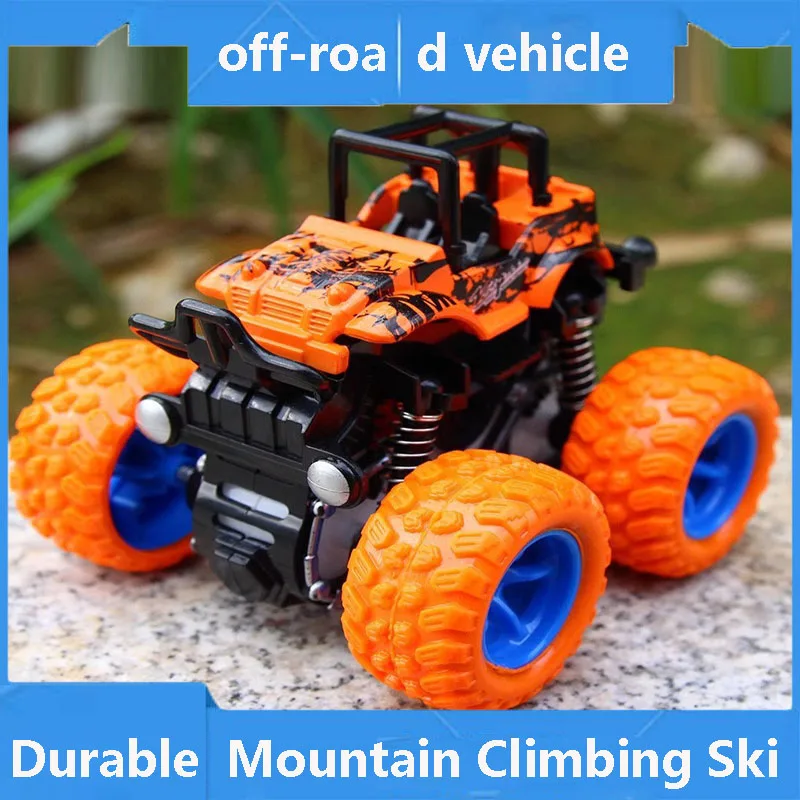 

Children s Inertia Toy Car Four-wheel Drive Off-road Vehicle Mountain Climbing Sliding Car Boy's Fall-resistant Model Car