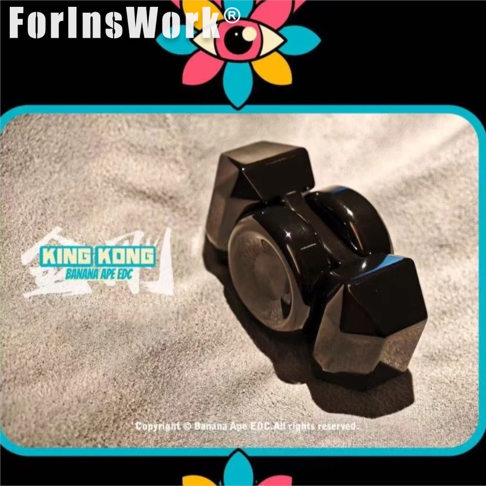 BANANA APE Titanium Metal Gyro Spinner Adult Stress Relief Sensory Toys