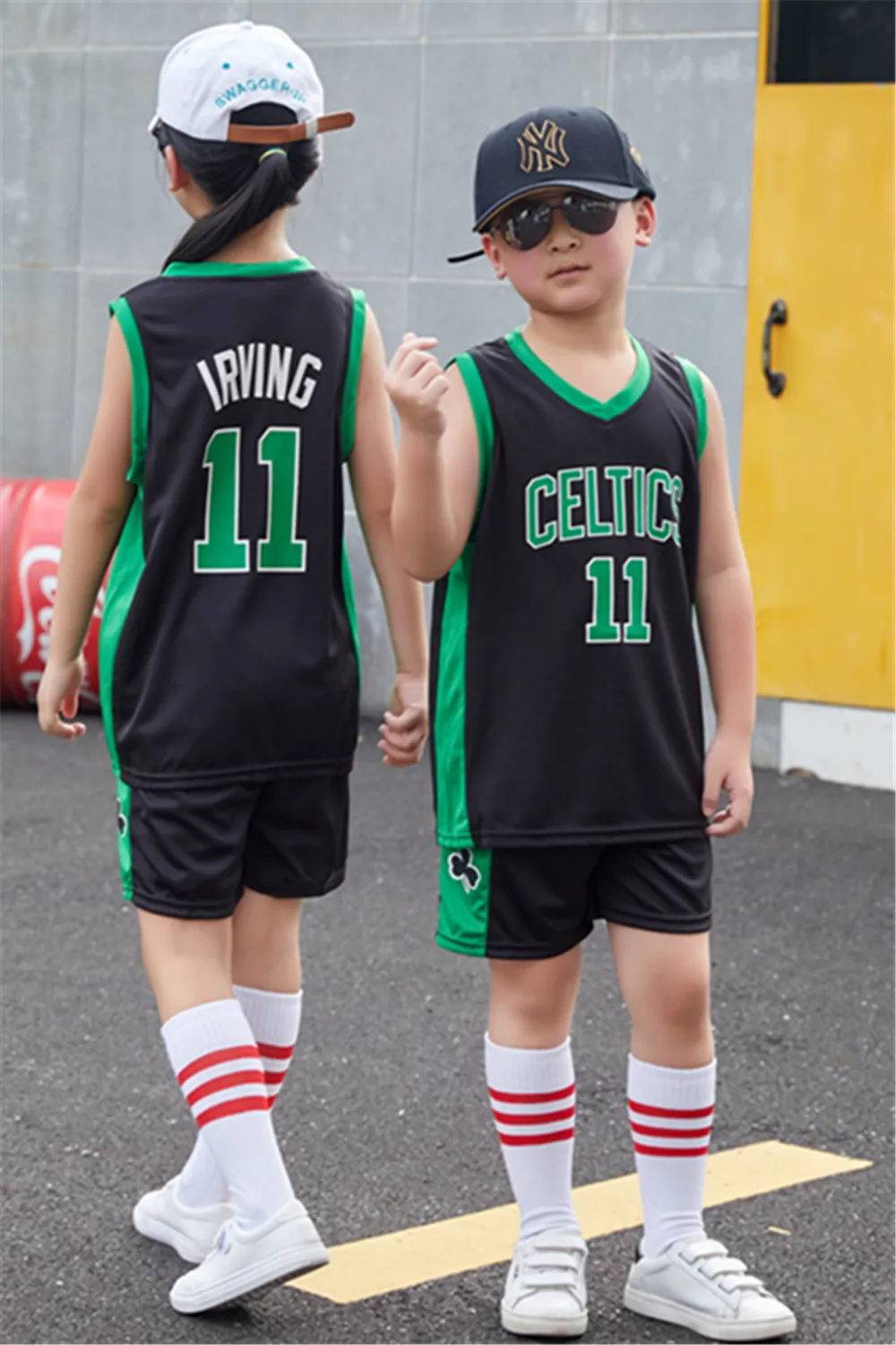 NEW 23/24 boy girl special number 11 Basketball Jerseys Children\'s uniform set primary school jersey game team uniform training