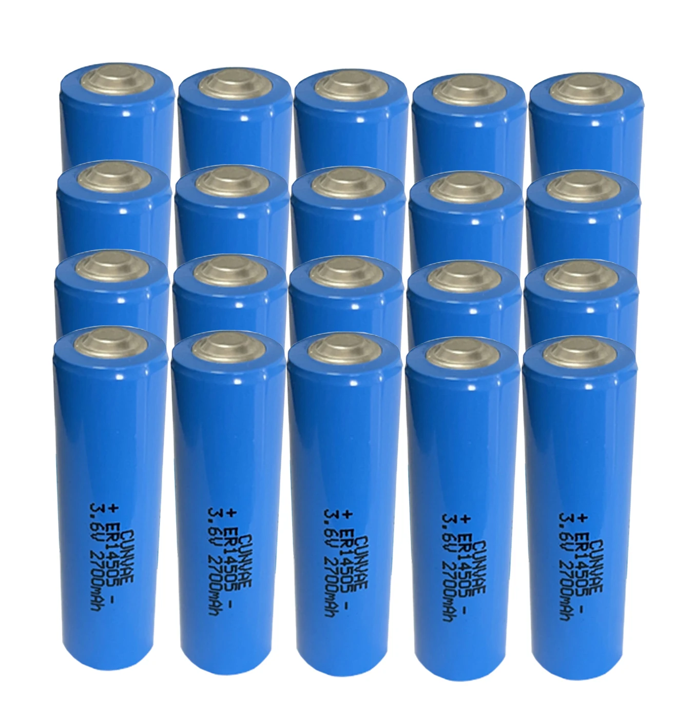 

20PCS ER14505 AA Lithium Battery 3.6V 14505 LS14505 2700mAh Rechargeable LiSCLO2 Superior Batteries for GPS Tracking Cameras