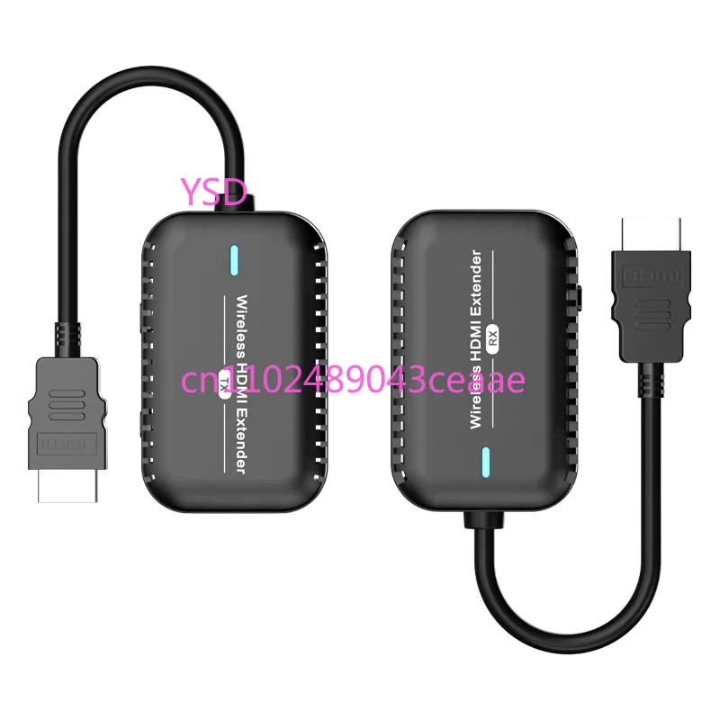 1080P Wireless Video Transmitter 30m High-Resolution Wireless Extender for Video Conferencing Mirror Screen Cross-Border Device