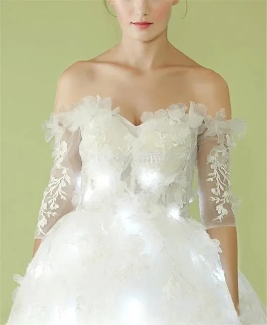 New Design Led Luminous Wedding Dress