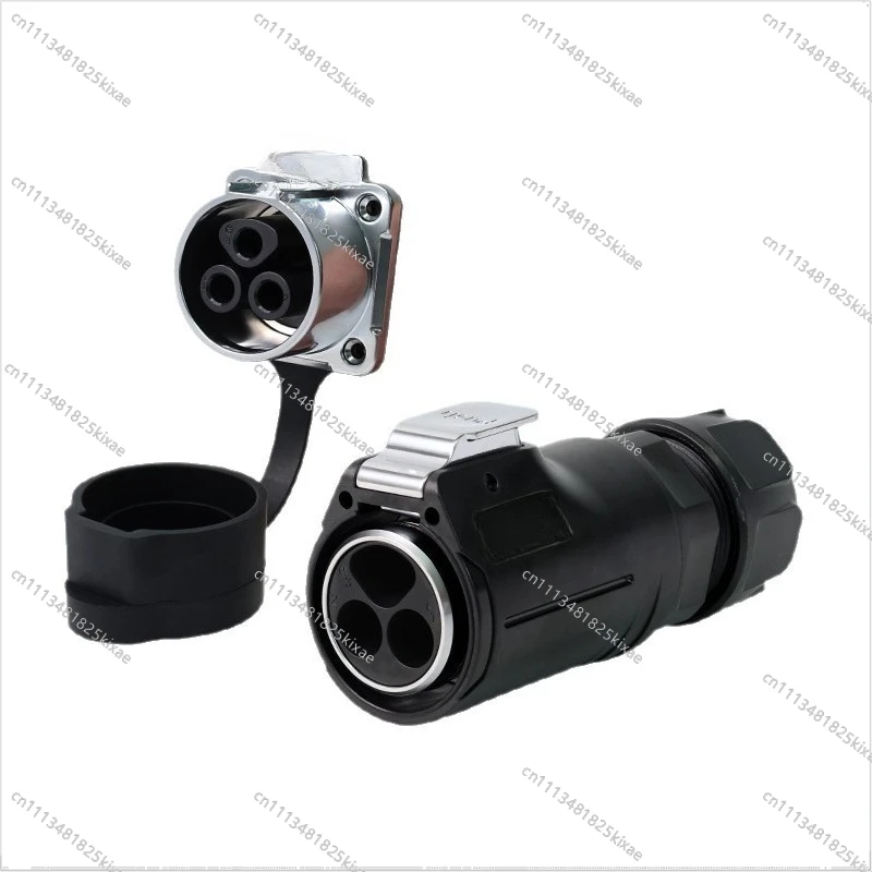 For LP32 Crimp Barrier 3-core Waterproof Connector, Energy Storage Device 100a High Current Aviation Plug