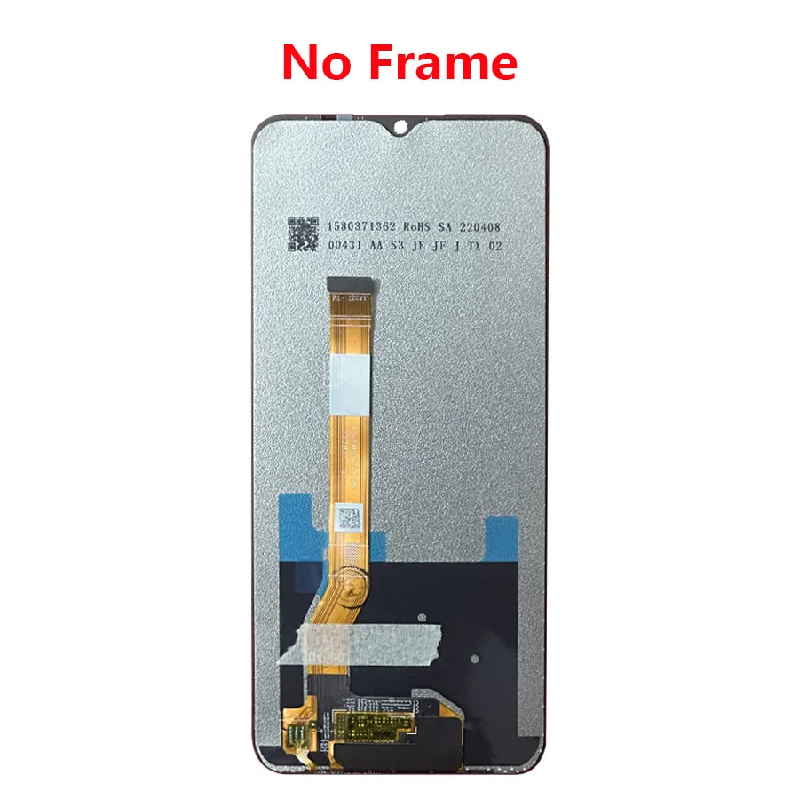 6.6\'\' IPS For Realme C35 LCD Display Screen Touch Panel Digitizer Replacement Parts For Realme C35 LCD With Frame RMX3511