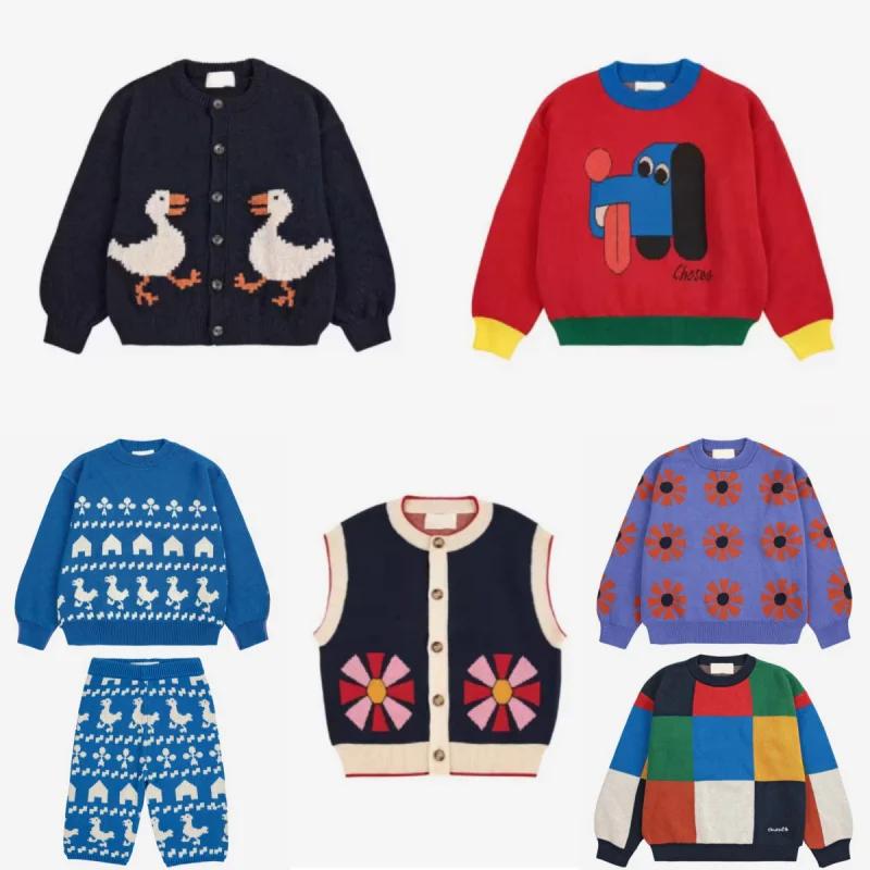 25BC เสื้อสเวตเตอร์เด็ก, เสื้อผ้าถัก, เสื้อสวมหัวถัก, เสื้อสเวตเตอร์สําหรับเด็กผู้หญิงและเด็กชาย