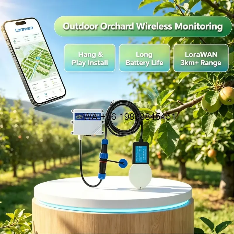 Wmwmnu for Leaf Temp Humidity Sensor FDR Probe Canopy Microclimate Low Power OTAA Class A Greenhouse