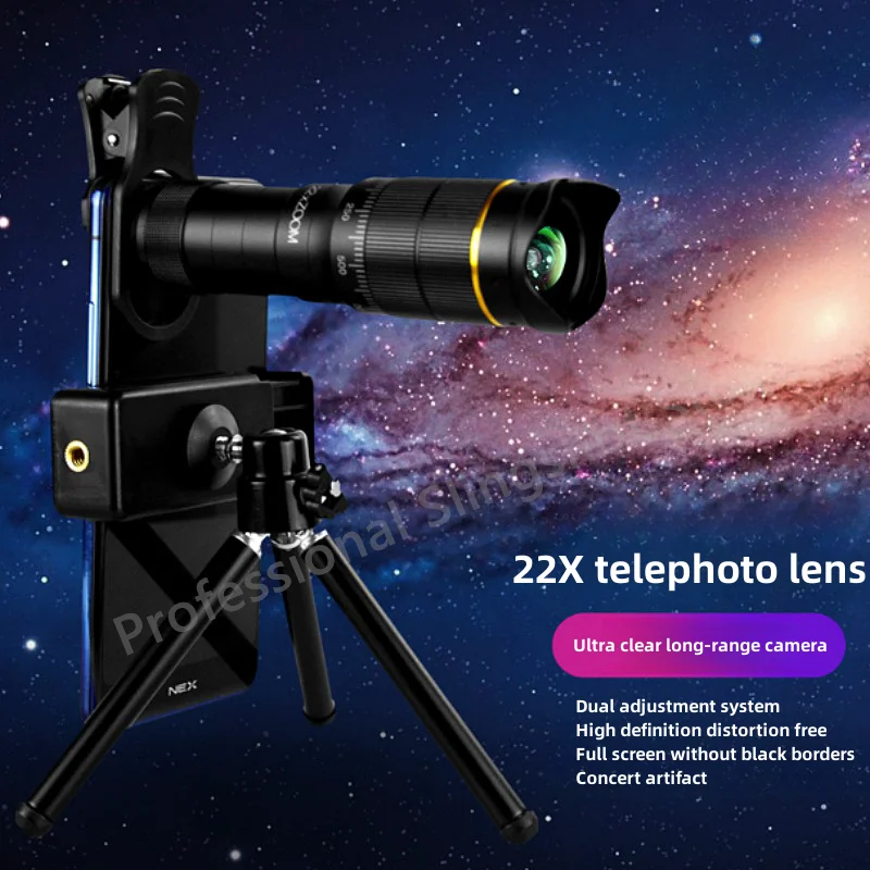 Mobile Photography Lens with 32X Telescope High Magnification High-definition Camera Zoom Mobile Phone Lens Microscope