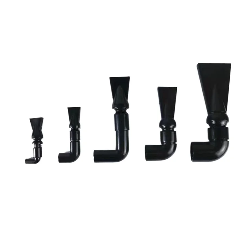 Bomba de tanque de peixes, bico bico bico de pato ajustável, bomba de filtro de aquário, saída de água rotativa, conector de tubo de retorno, encaixe de encanamento, 1 peça