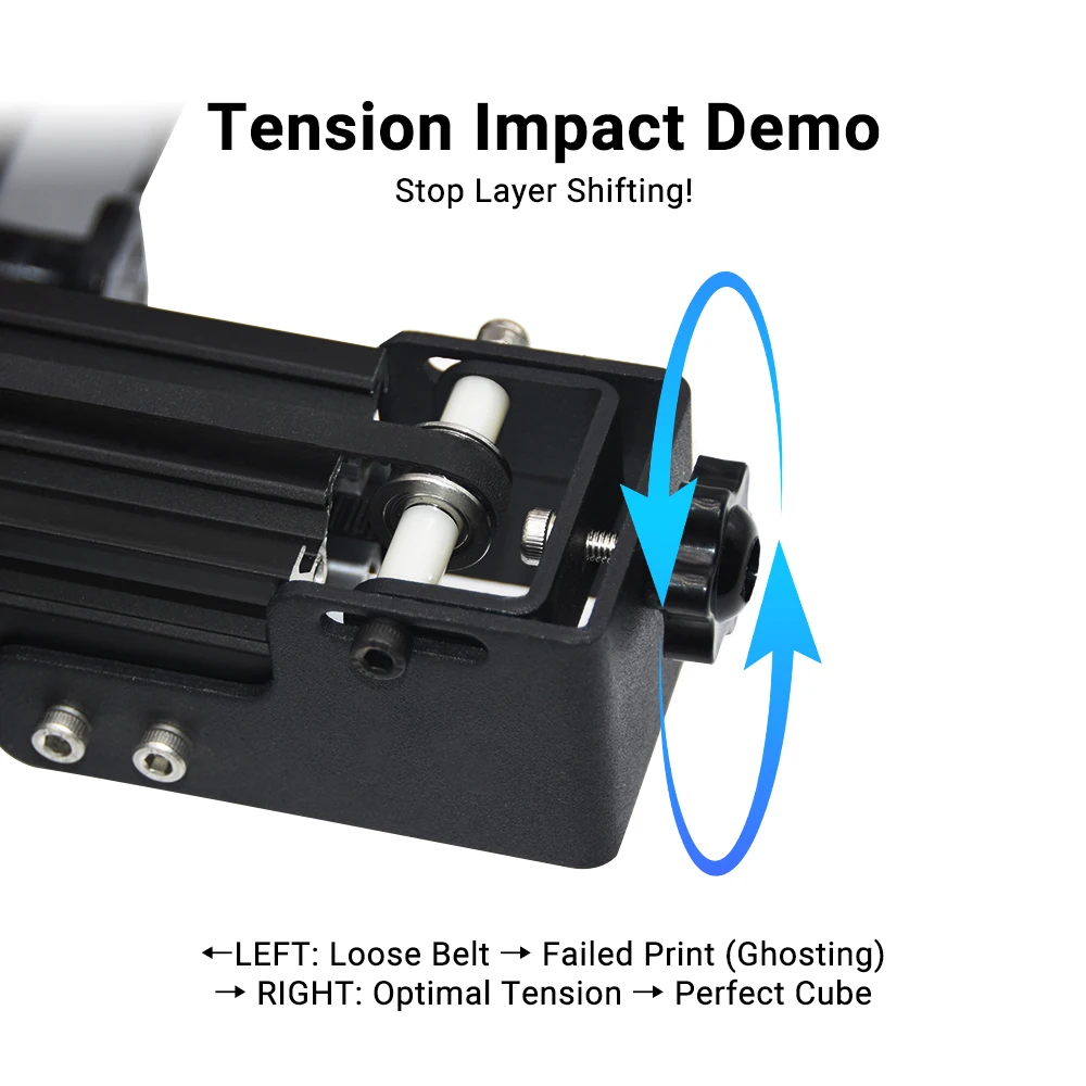 3D Printer Parts Belt Tensioner for Ender3 CR10 Series Stretch Tension Belt Profile 2020 X-axis 2040 4040 Y Axis Belt Tensioner - view 4