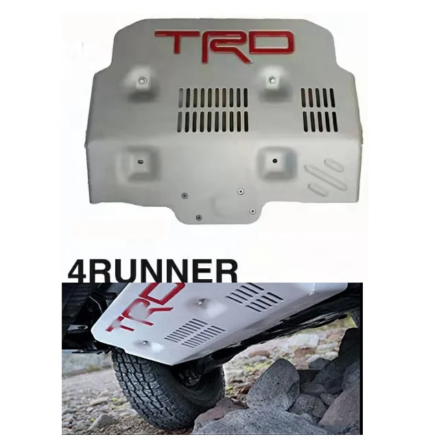 4X4 Off Road Car Accessories Aluminum Alloy Skid Plate 6mm Engine Guard Plate For 2014-2020 4 Runner