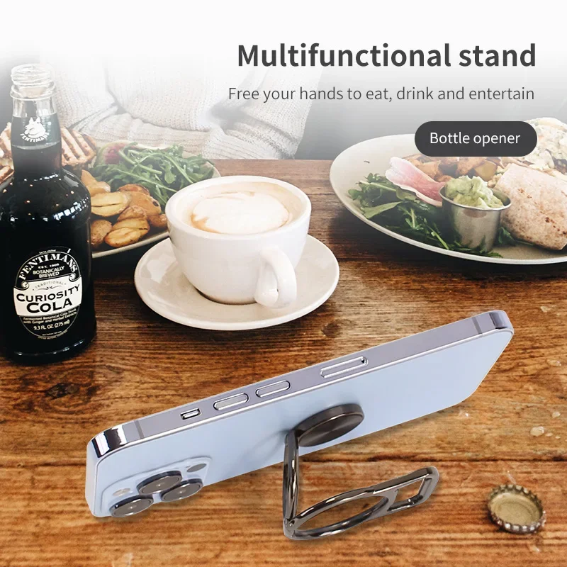 

Подставка для открывания бутылок, держатель для телефона, кольцо на палец, пряжка, задняя наклейка для iPhone 13, 14, 15, 16, мобильные телефоны Xiaomi Samsung, металлический кронштейн