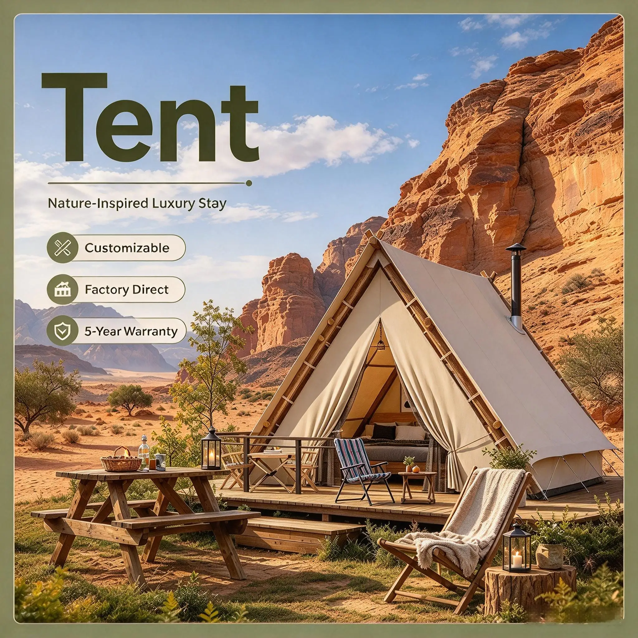 Custom Waterproof Hunting Camping Tent, Professional Outdoor Shelter for Hunter Camping Expedition Activities