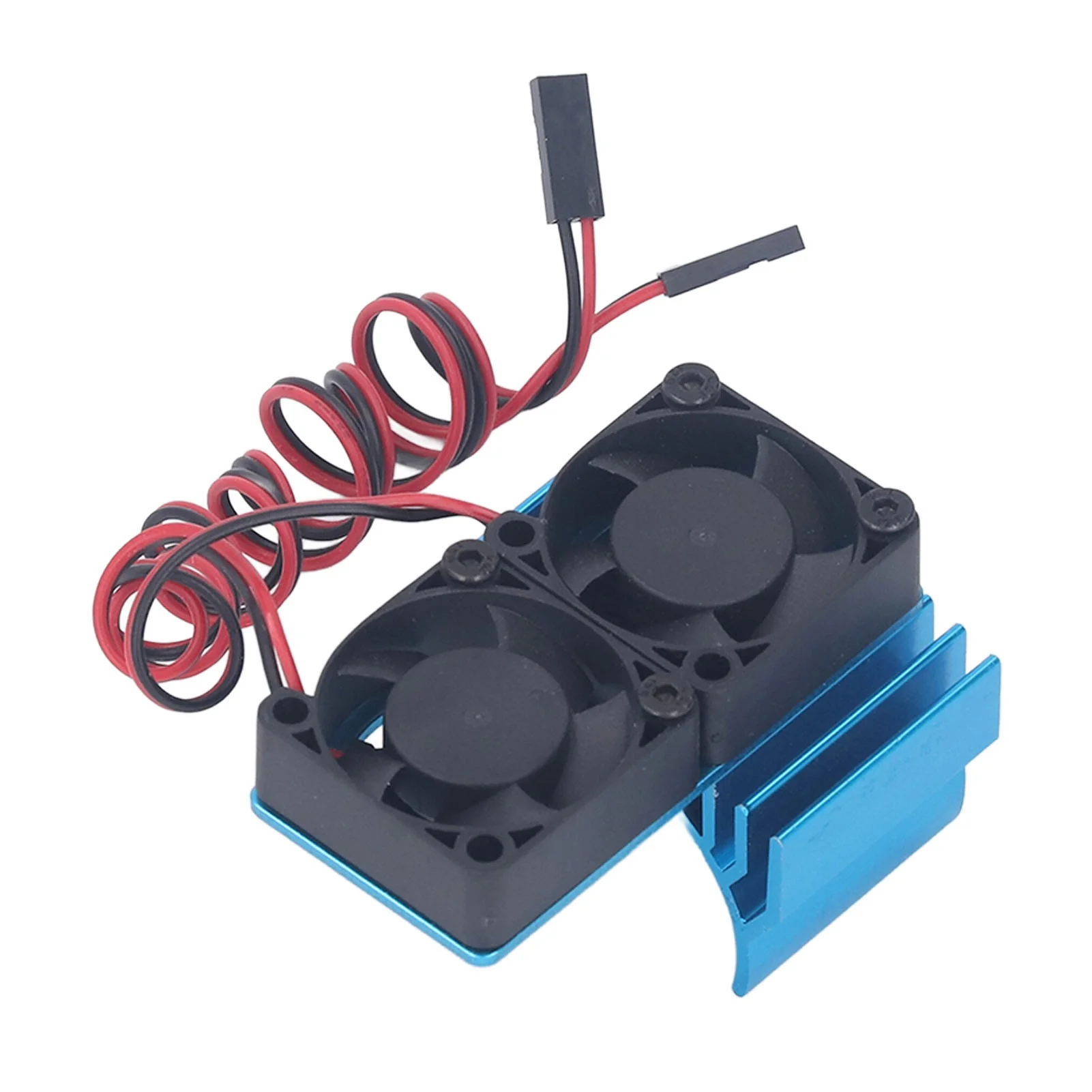 DC 5V RC Heat Sink High Velocity Fan Motor Radiator Fan Set for Traxxas Slash 4×4 VXL 1/10 RC Car