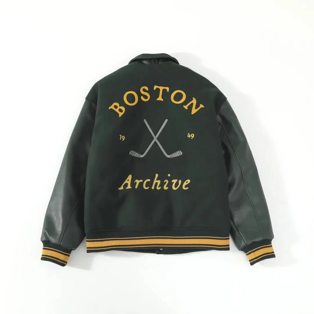 Mens Patchwork Color Block Casual Baseball Jacket Autumn Streetwear Fashion Vintage Retro Couple Youth Trend City Boy Outerwear