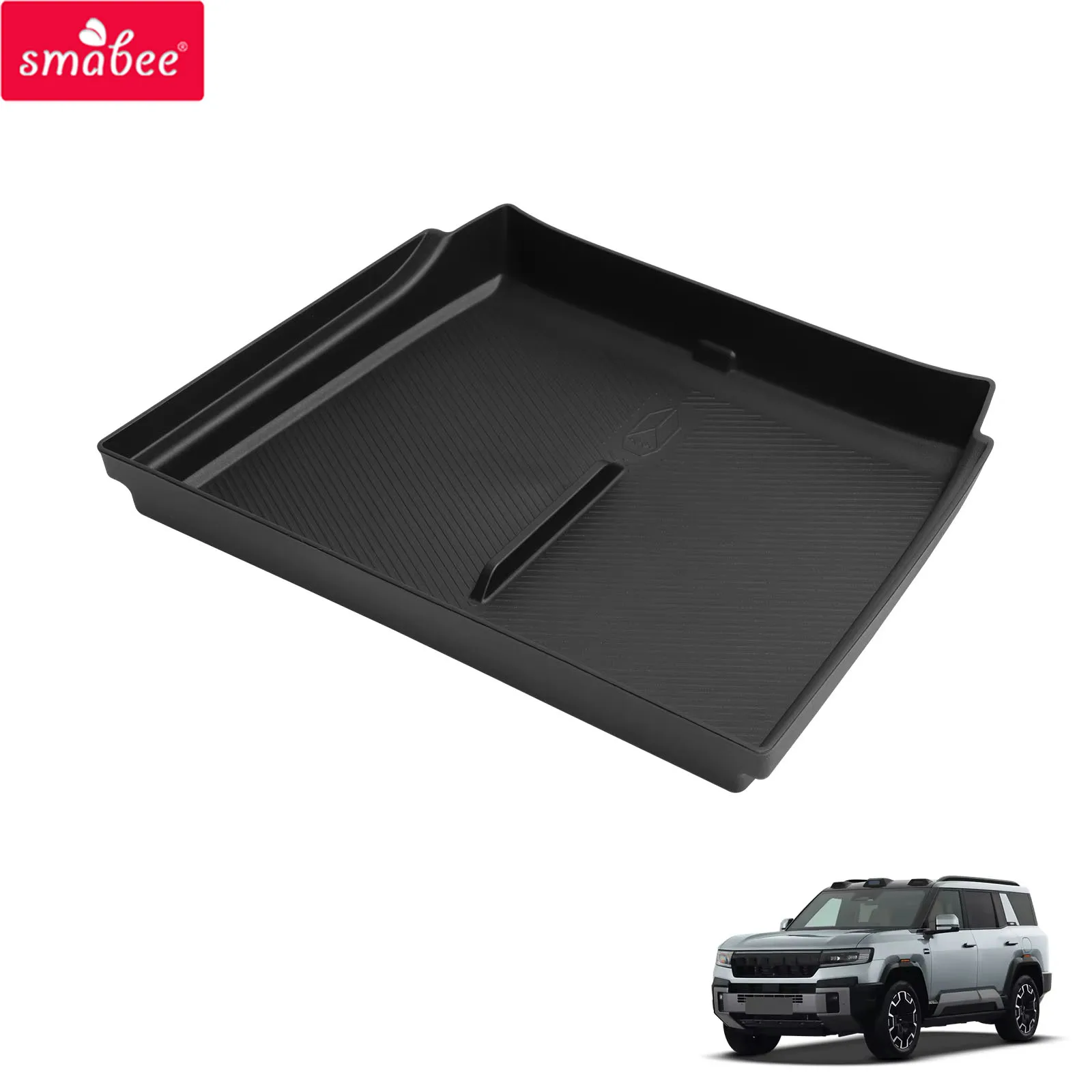 Smabee for Fang Cheng Bao Bao 8 / Denza B8/Leopard 8 2024-2026 TPE Center Console Lower Storage Box Car Accessories Black