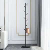 Marble household floor-standing clothes rack for bedroom, simple clothes rack, popular coat rack, clothing hanger, storage rack 5