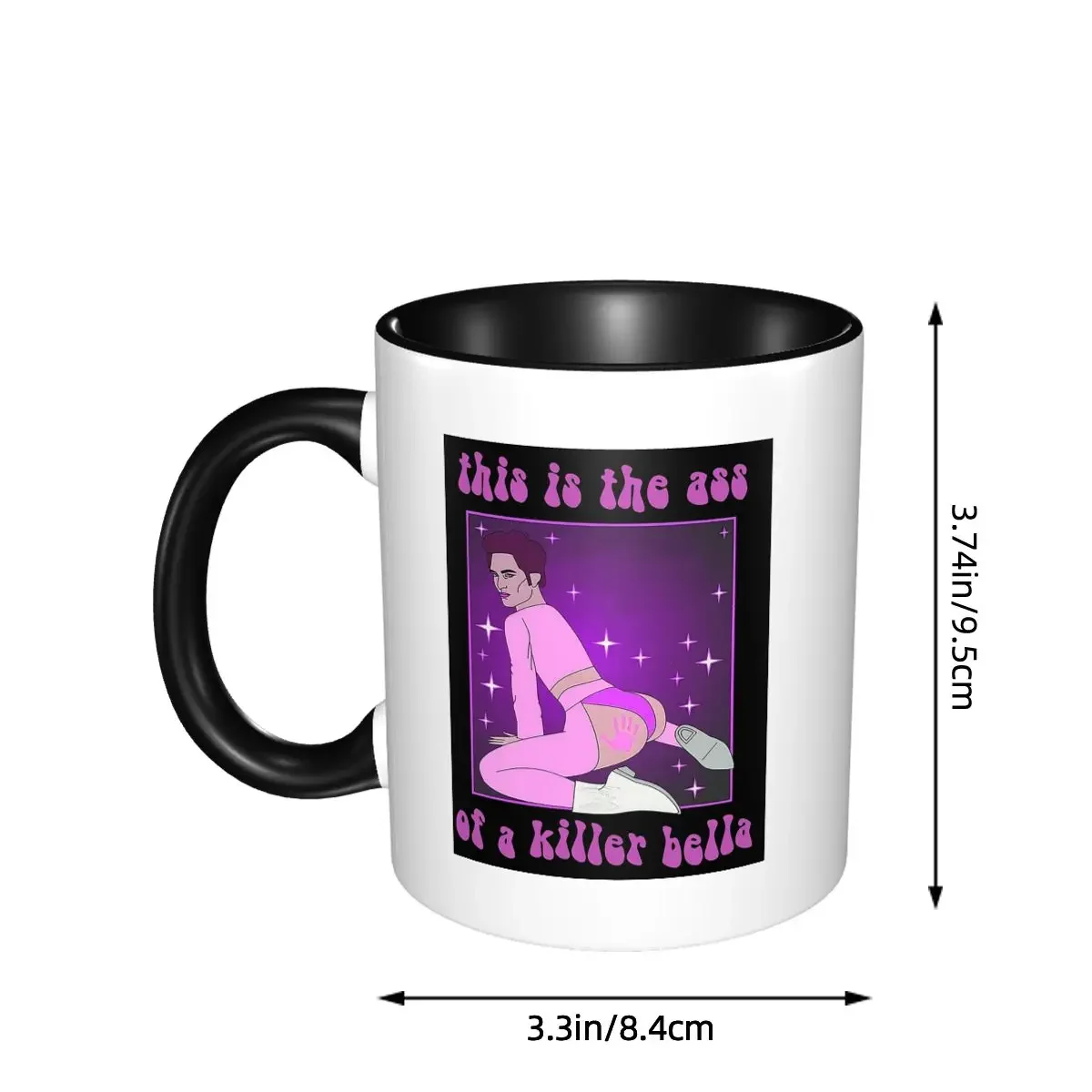 This Is The Ass Of A Killer Bella Robert Pattinson Meme Mug Ceramic Coffee Cups Tea Mugs Milk Cup Drinkware Gift for Woman Man