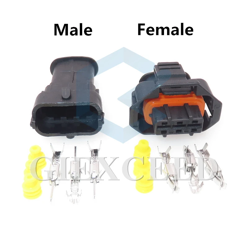 2 Sets 3 Pin AC Assembly 1928403966 Automotive MAP Sensor Plug For Ford Falcon BA / BF Aux XR6 Turbo Model Bosch