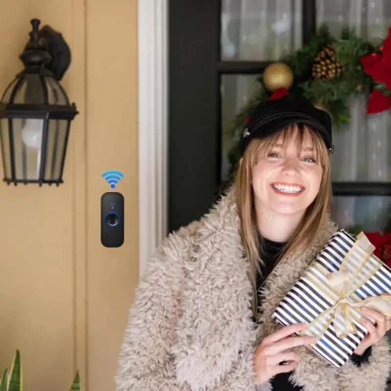 Bel pintu nirkabel, Kit bel pintu tahan air, penerima bel pintu nirkabel dan pemancar dengan 58 lonceng berbeda