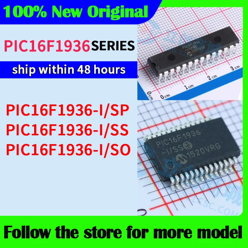 PIC16F1936-I/SP PIC16F1936-I/SS PIC16F1936-I/SO  High quality New