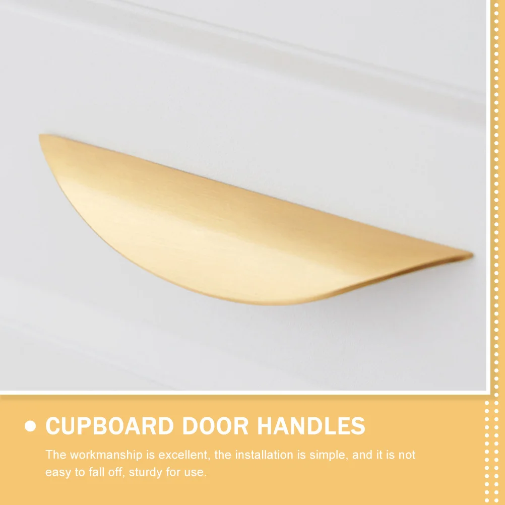 

2Pcs Modern Metal Cabinet Pull Handles Durable Drawer Door Handles Smooth Surface Home Furniture Hardware Pull Handle