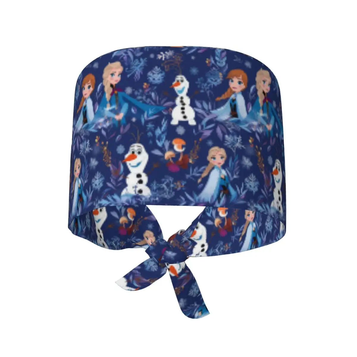 

Custom Cartoon Frozen Princess Medical Staff Scrubs Hat Men Women Anna And Elsa For Chef Hat Scrub Caps
