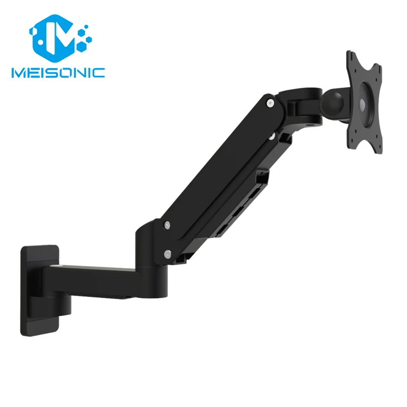 M8-WA02-Z-ZY New Aluminum Alloy Tilt Monitor Arm VESA Wall Mount Industrial All-in-One PC Universal Heavy-Du ty 10kg