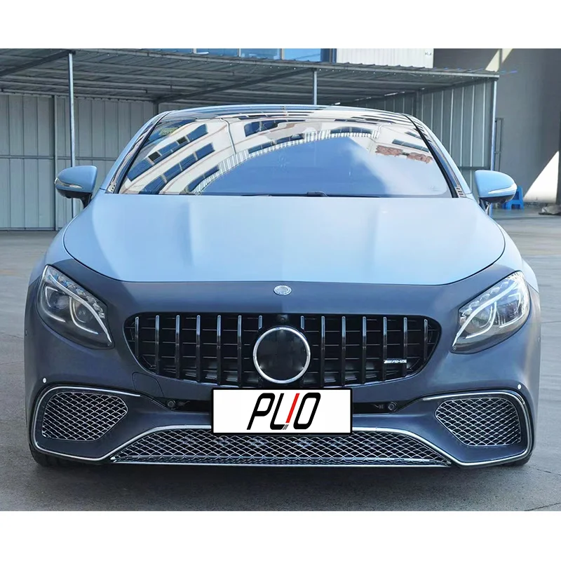 Car Body Kit for Mercedes Benz S-Class C217 up to AMG S65 with Front Rear Bumper Assembly