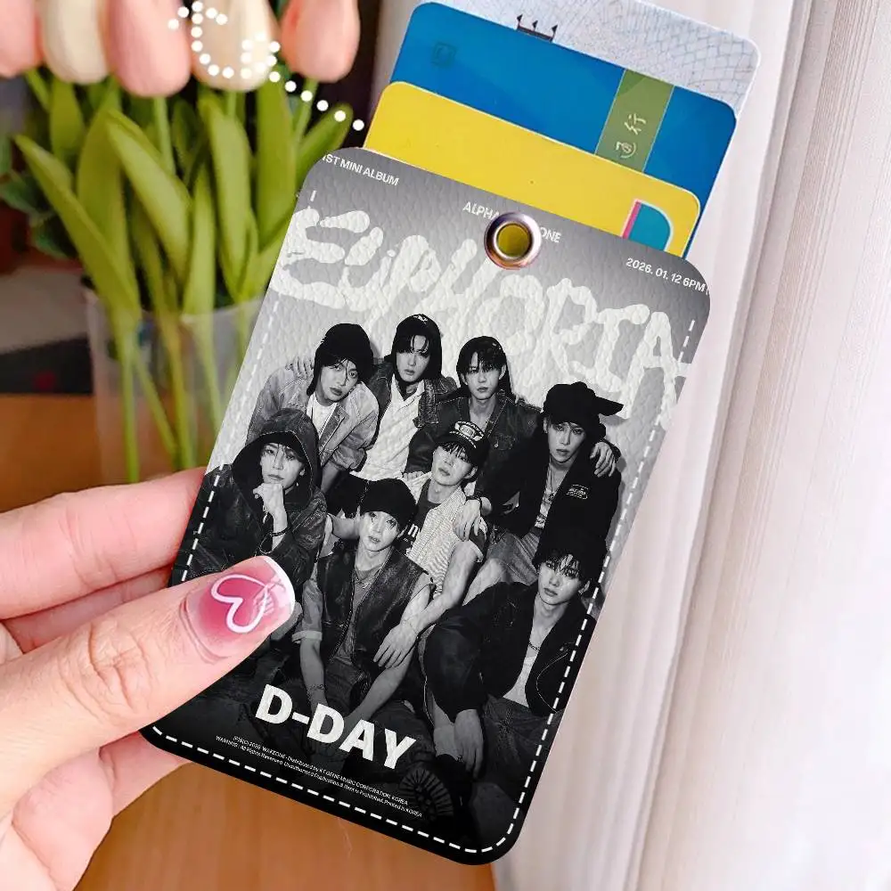 Singing and dancing group A-Alpha D-Drive One Keychain With Access Card Holder, Bus Pass & Meal Card ID Bank Card Protective