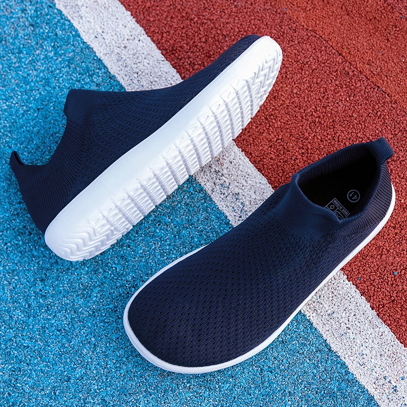 

Men's Breathable Knitted Ultra-light and Comfortable Walking Sports Shoes with Breathable Mesh Upper for Casual Daily Use