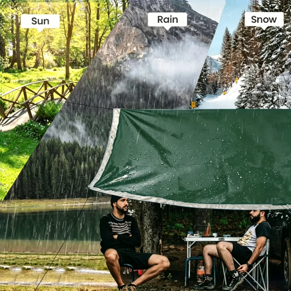 5m/4m/3m/2m Large Waterproof G - Waterproof Tarp Shelter 评论和价格