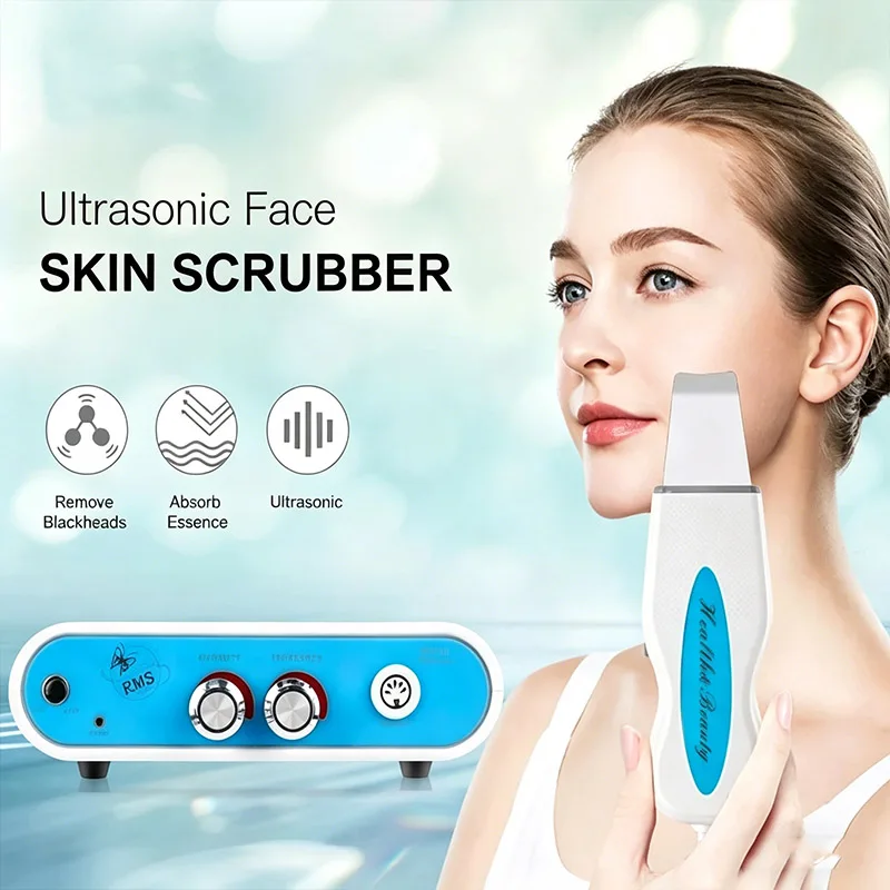 Novo Limpador Facial Elétrico Ultrassônico, Removedor de Cravos, Máquina de Peeling Facial, Ferramenta de Limpeza Facial