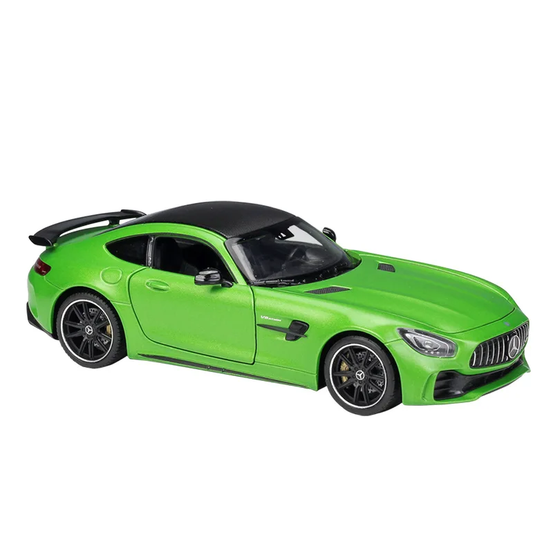 くまこう　1/24メルセデスベンツ AMG ワイドver＋1/24ハネベン Welly 1:24メルセデスベンツamg gt r合金スポーツカーモデルdiecasts