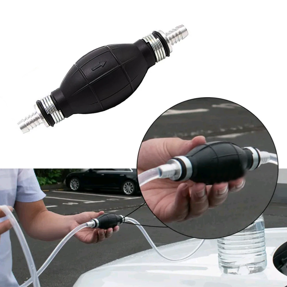 1pc Universal Car Diesel Ball Pump Car Manual Siphon Oil Pump 6mm 8mm 10mm 12mm Car Oil Suction Pump Auto Tool Accessories