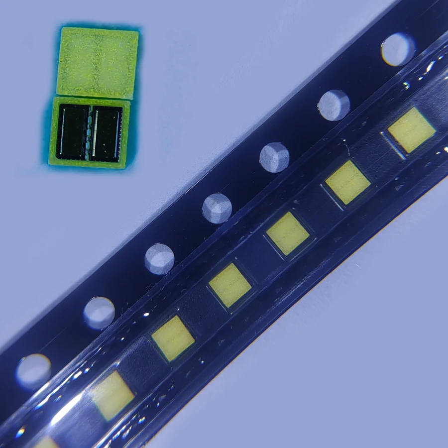 50/100PCS SMD LED CSP 1515 3V 1616 6V Cold White High Power For TV Backlight Strips