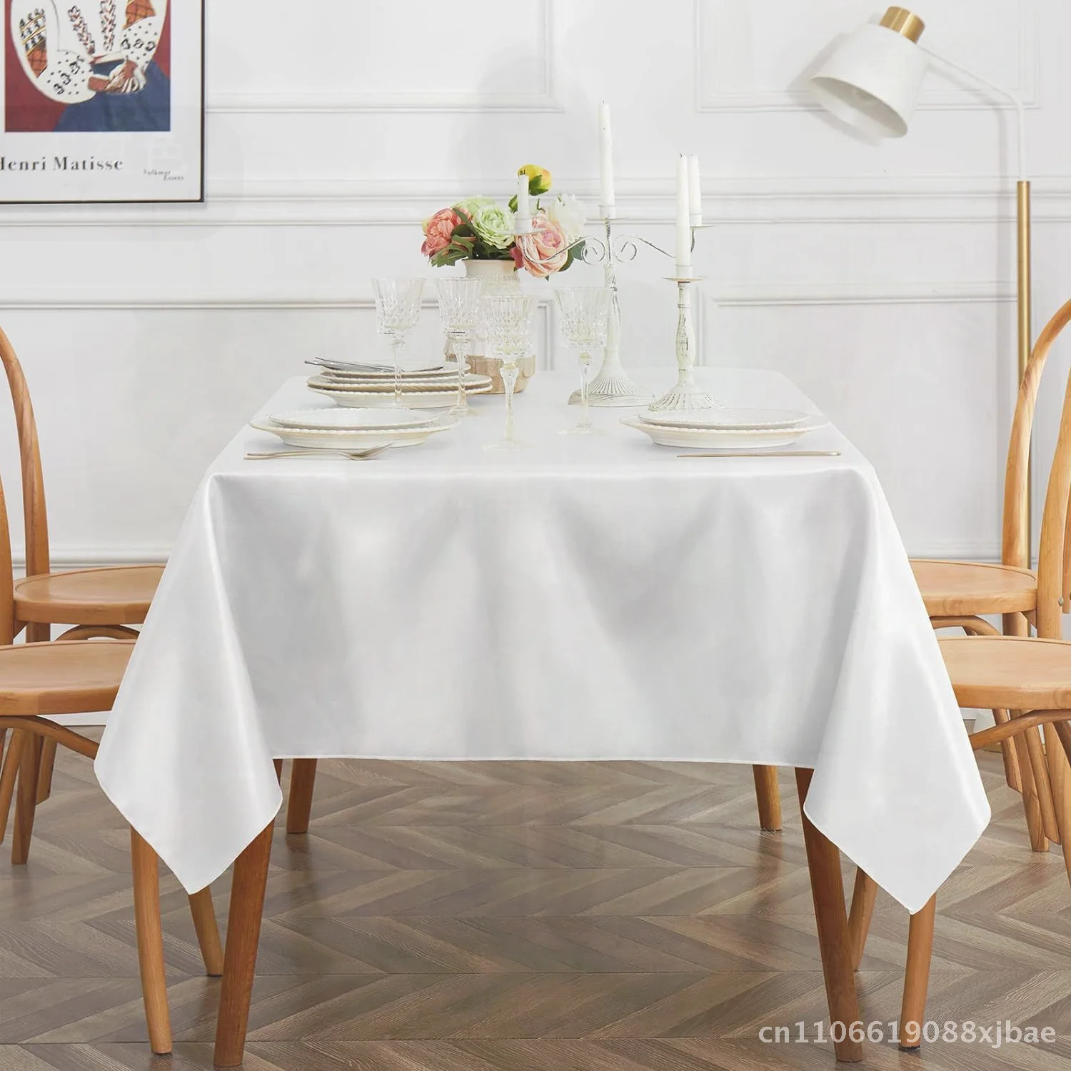 

Сплошной цвет, коврик для обеденного стола, современная минималистичная скатерть из полиэфирного волокна для гостиной, украшение для свадебной вечеринки
